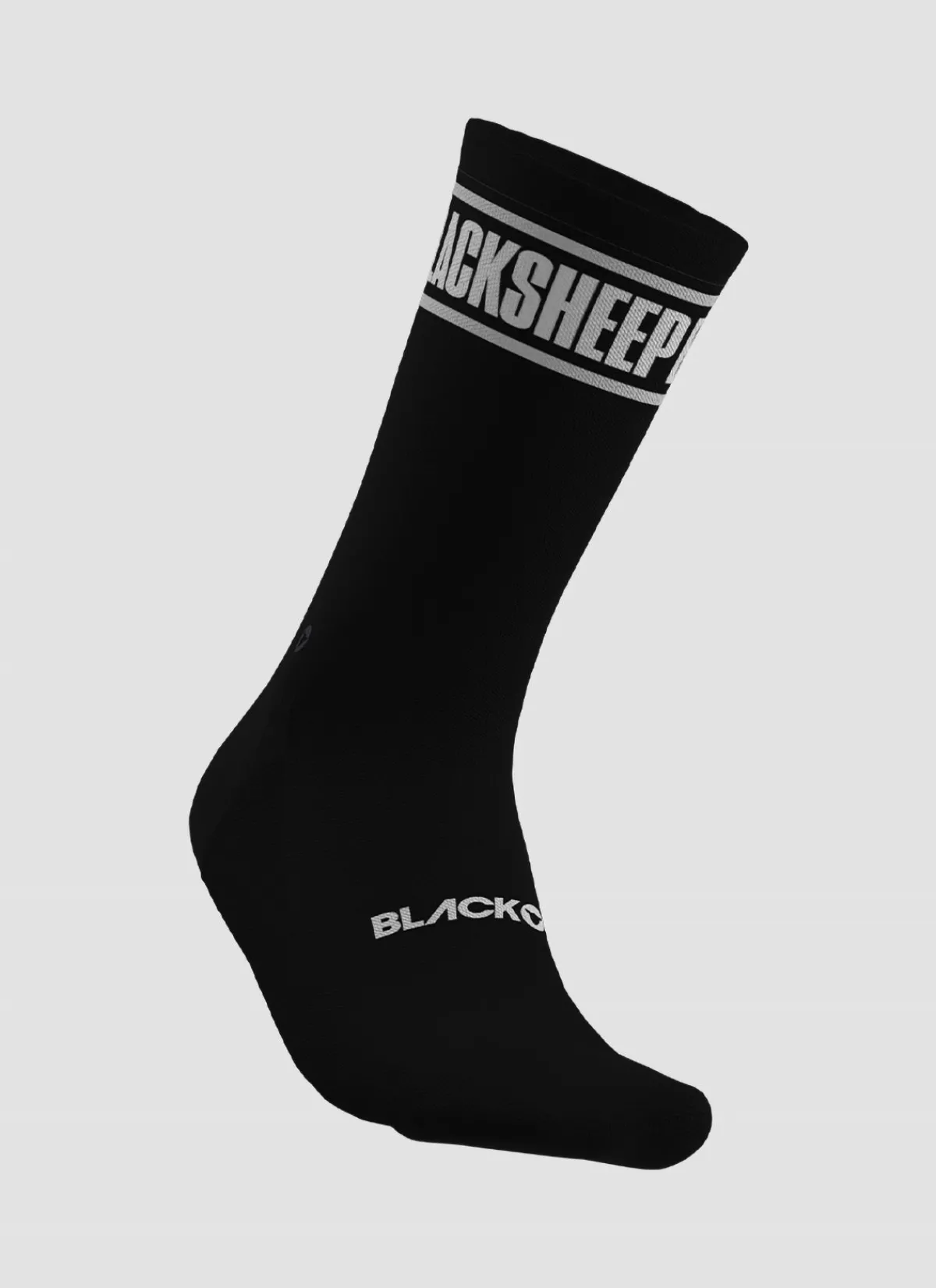 Black Sheep Accessories | Crew Sock - Tape Black TapeBlack