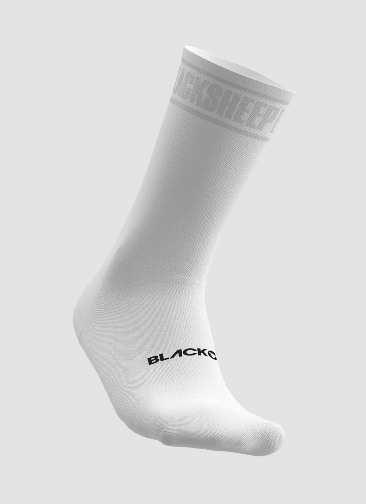 Black Sheep Accessories | Crew Sock - White Reflective