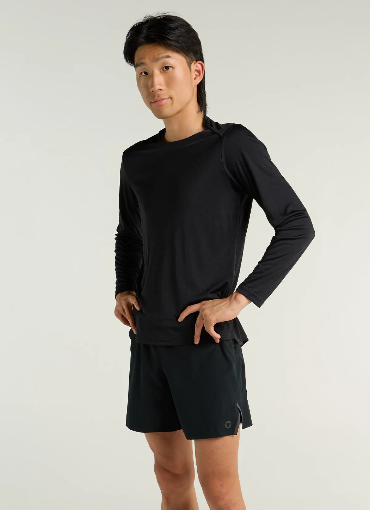 Black Sheep Shirts And Singlets | Men's Dry LS Tee - Black Reflective BlackReflective