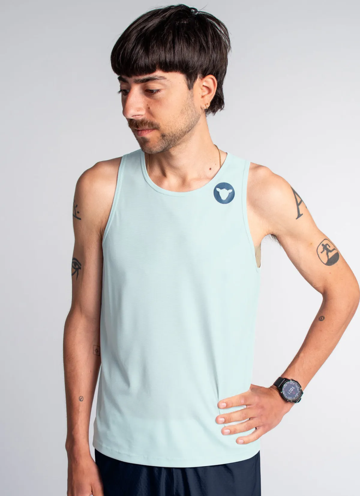 Black Sheep Shirts And Singlets | Men's Dry Singlet - Ice Flow IceFlow