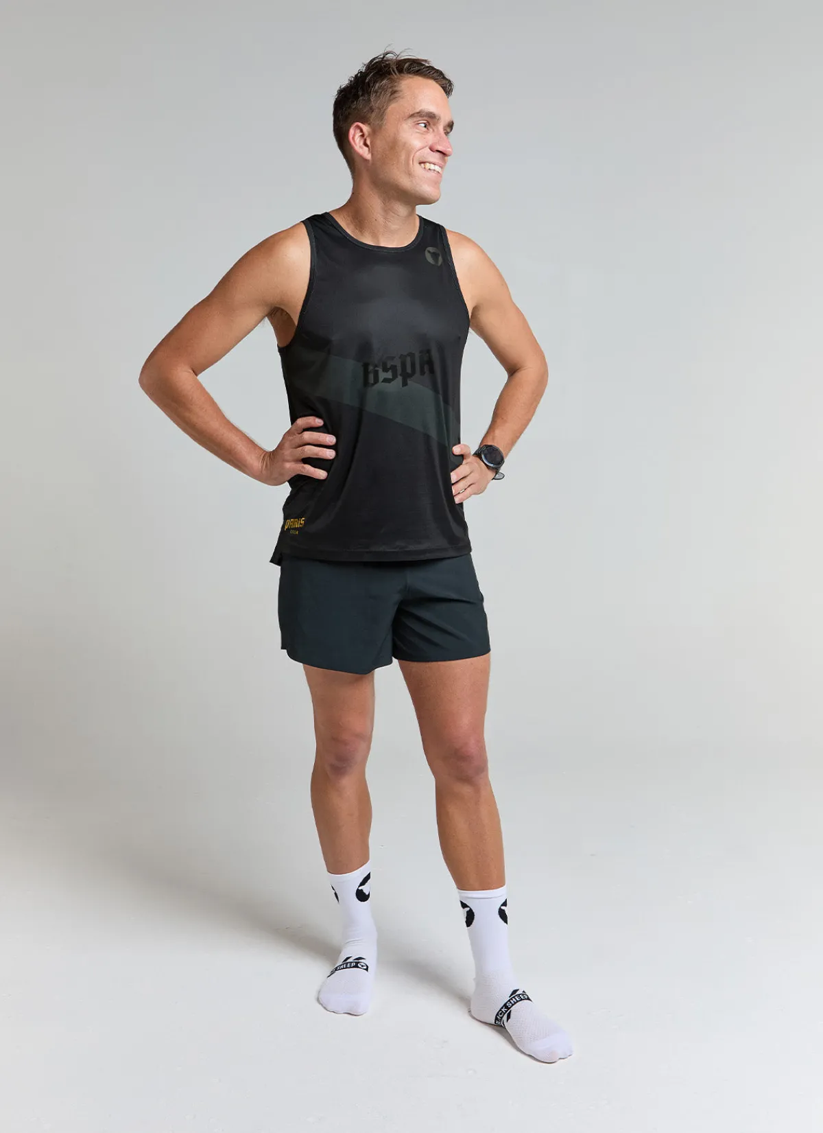 Black Sheep Shirts And Singlets | Men's Dry Singlet - Vintage Black VintageBlack