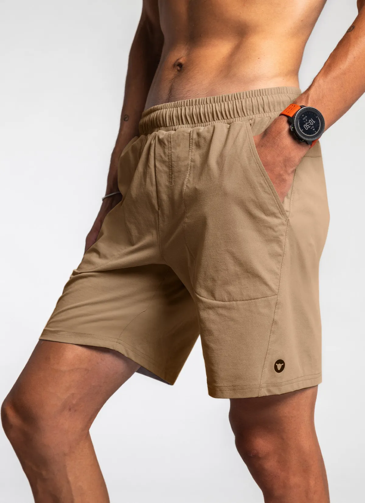 Black Sheep Sportswear | Men's Flex 9" Gym Short - Walnut