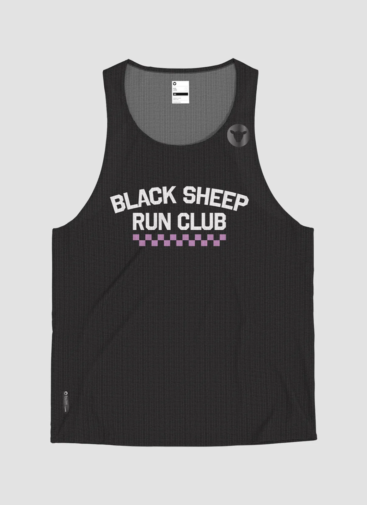 Black Sheep Shirts And Singlets | Men's Fly Singlet - Run Club Black RunClubBlack