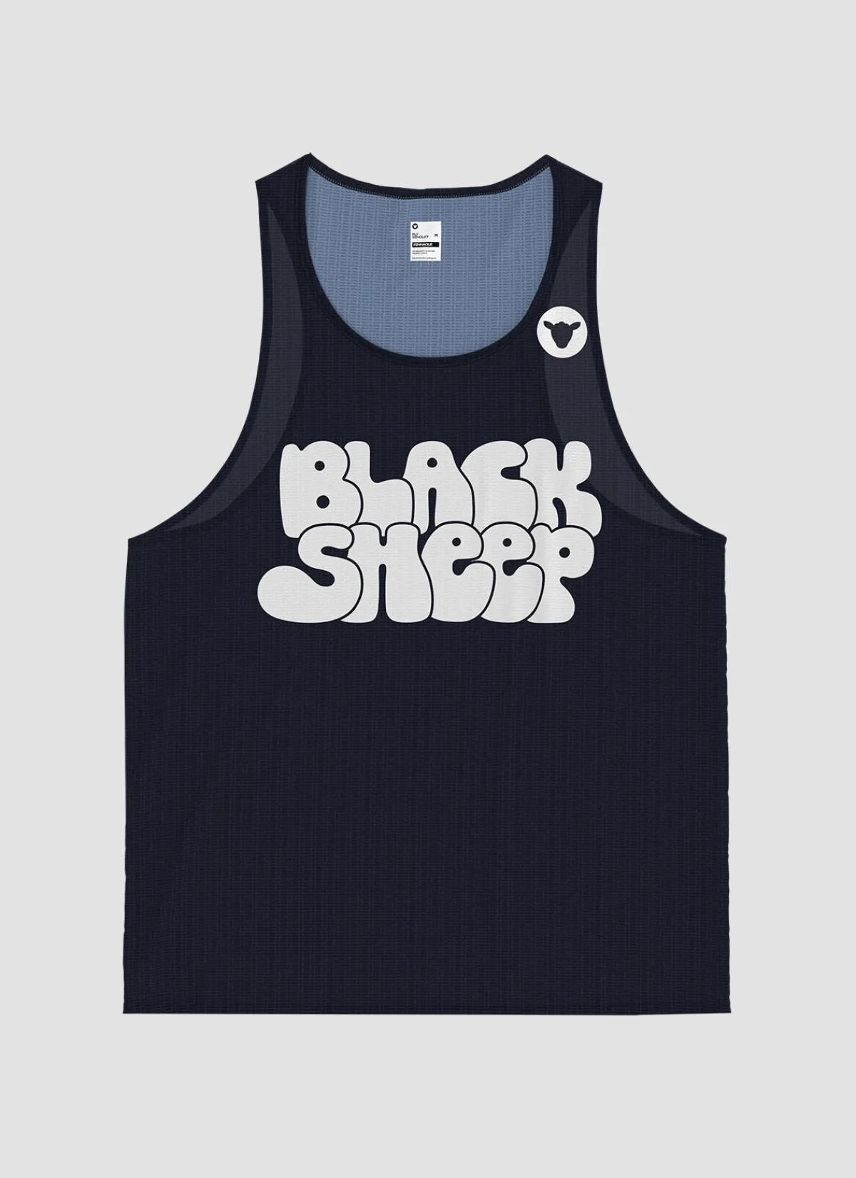 Black Sheep Shirts And Singlets | Men's Fly Singlet - Sports Club Midnight SportsClubMidnight