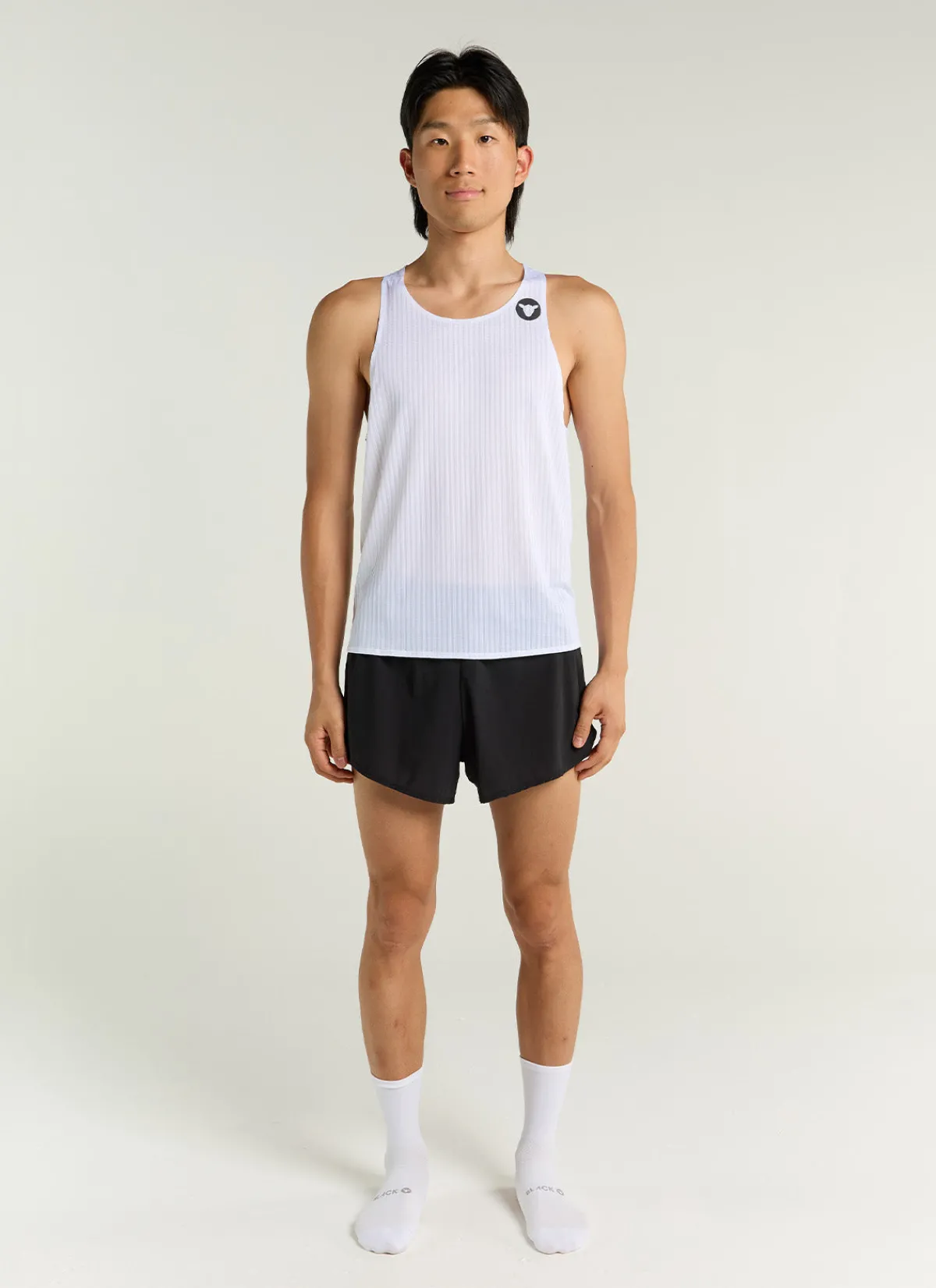 Black Sheep Shirts And Singlets | Men's Fly Singlet - White Reflective WhiteReflective