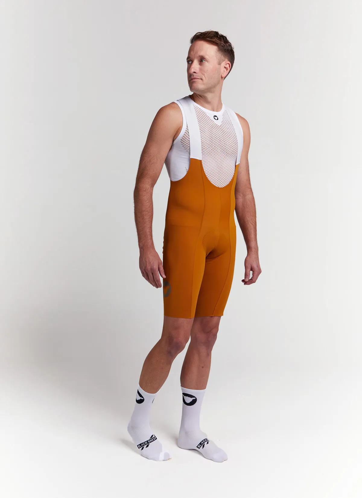 Black Sheep Shorts | Bibs | Men's Team Bib - Desert Gold DesertGold