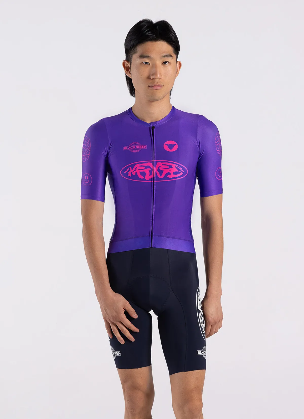 Black Sheep Jerseys | Men's Team SS Jersey - Never Mind Purple NeverMindPurple