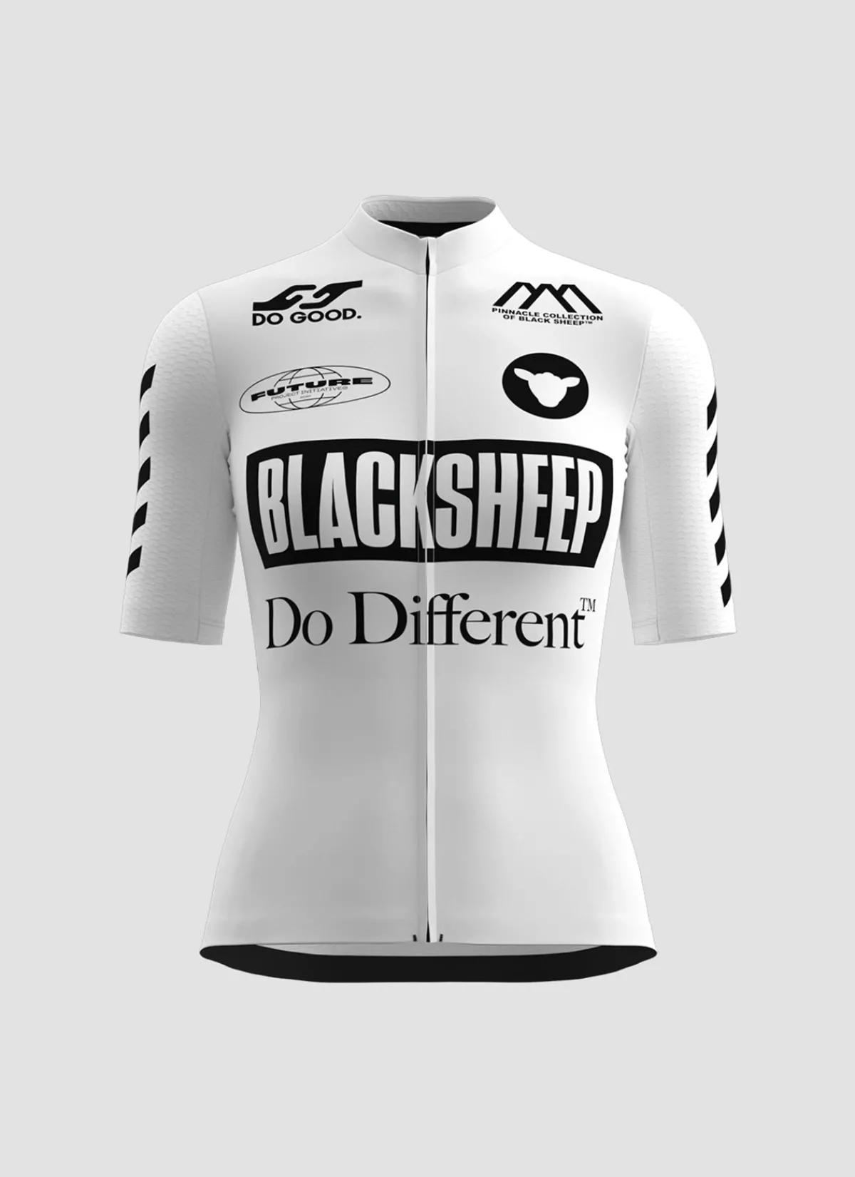 Black Sheep Jerseys | Women's Aero SS Jersey - Future Mono White FutureMonoWhite