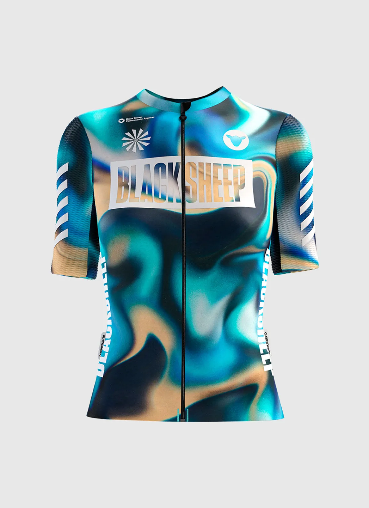 Black Sheep Jerseys | Women's Aero SS Jersey - Wave Aqua WaveAqua