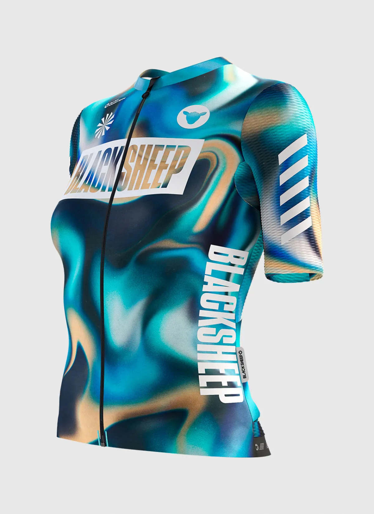 Black Sheep Jerseys | Women's Aero SS Jersey - Wave Aqua WaveAqua