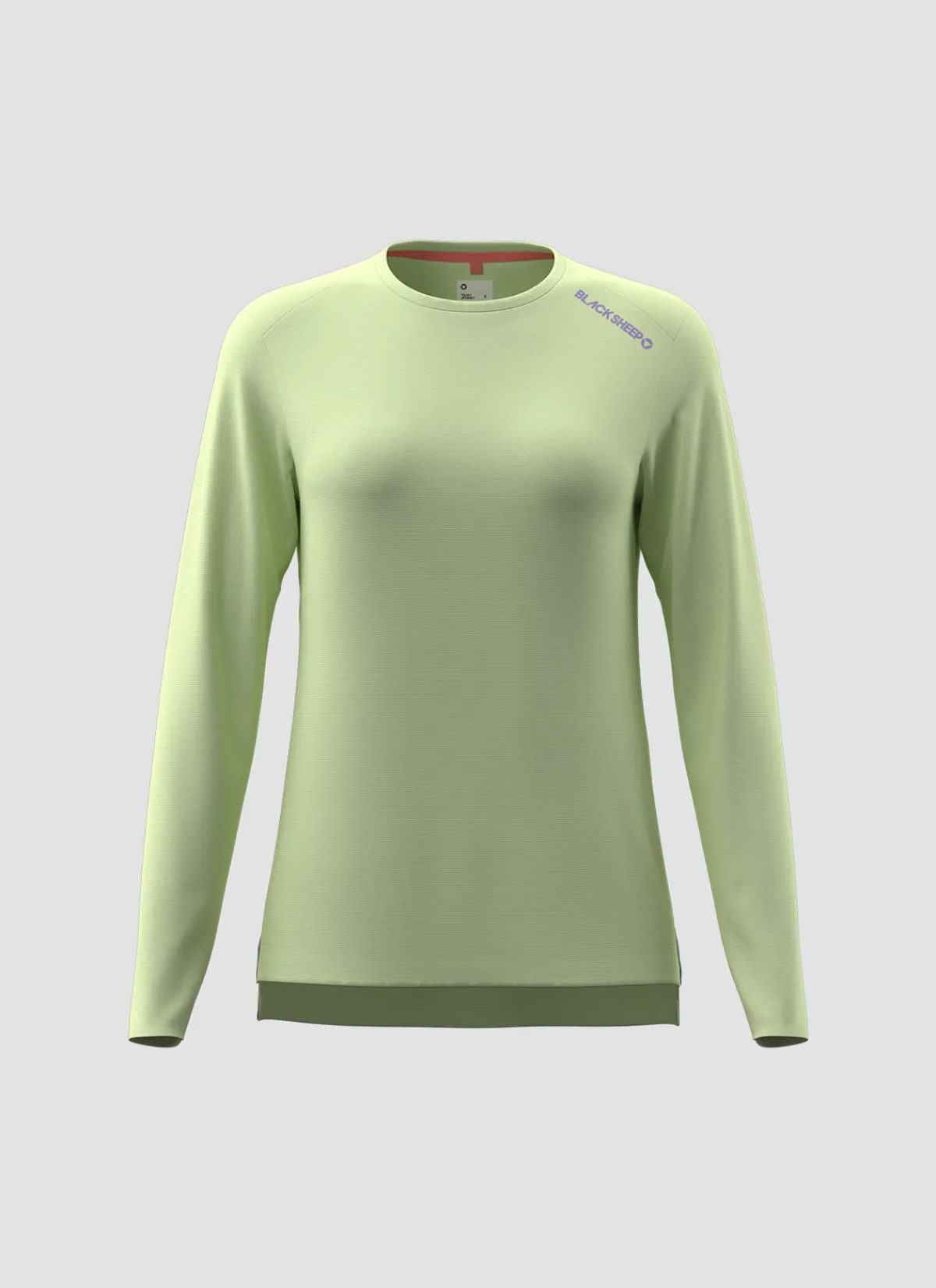 Black Sheep Shirts And Singlets | Women's Dry LS Tee - Shadow Lime ShadowLime