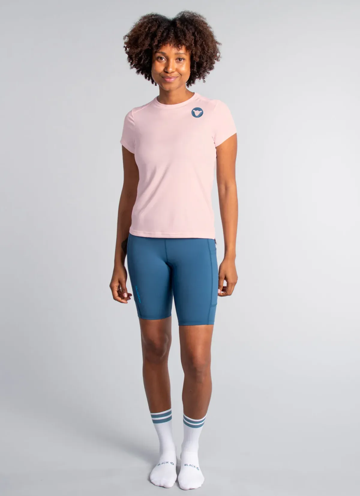 Black Sheep Shirts And Singlets | Women's Dry SS Tee - Barely Pink BarleyPink