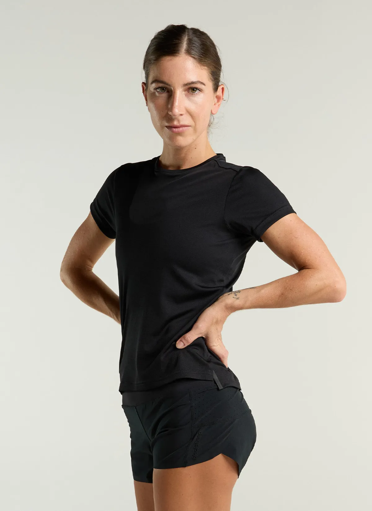 Black Sheep Shirts And Singlets | Women's Dry SS Tee - Black Reflective BlackReflective