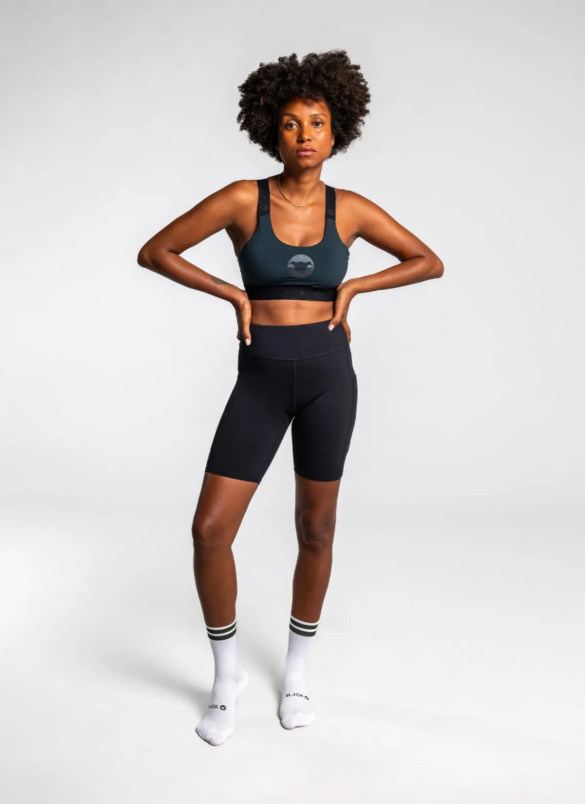 Black Sheep Sportswear | Shorts & Tights | Women's Flex Half Tights - Black