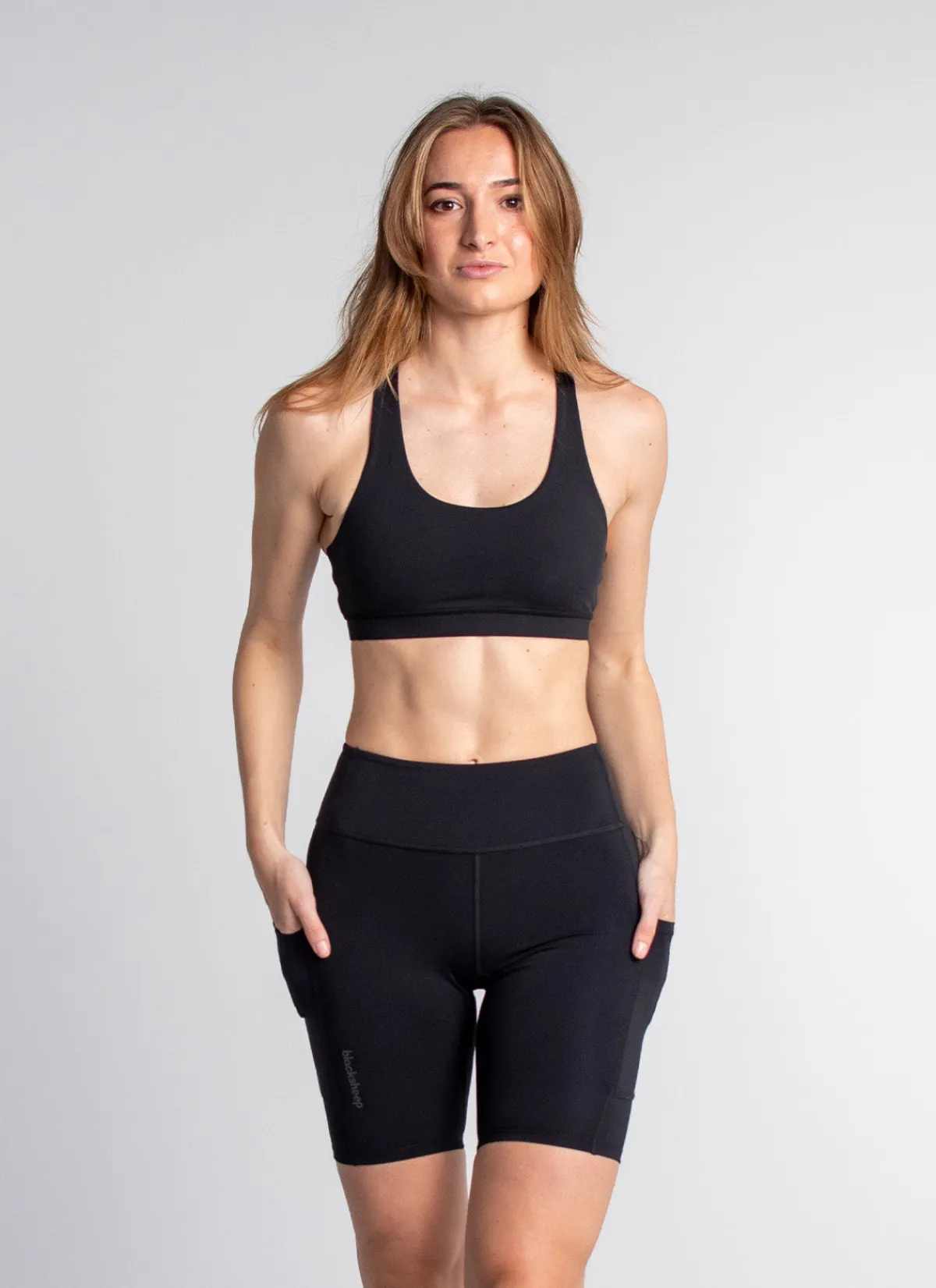 Black Sheep Accessories | Sportswear | Women's Flex Padded Crop - Black