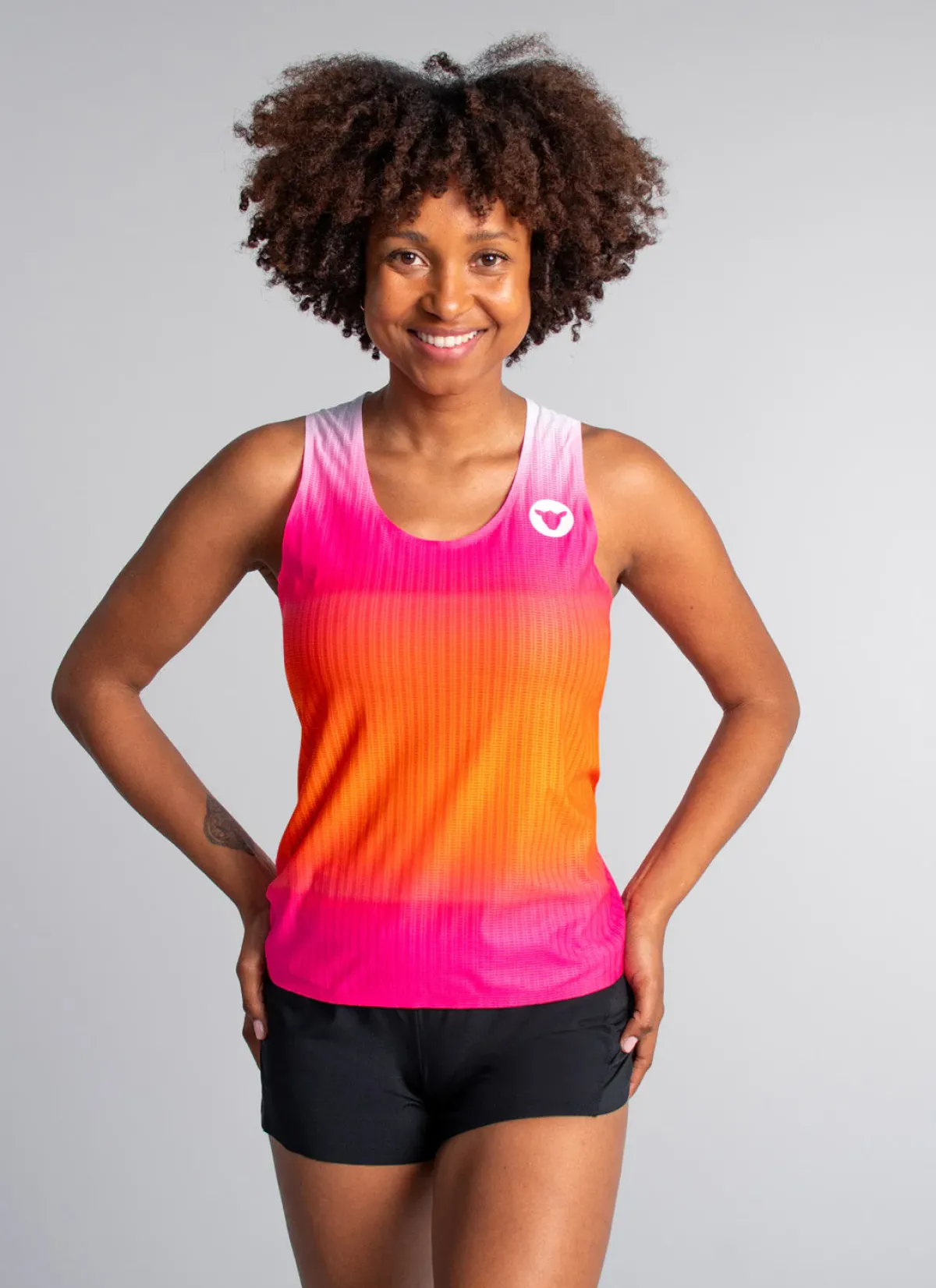 Black Sheep Shirts And Singlets | Women's Fly Singlet - Flame