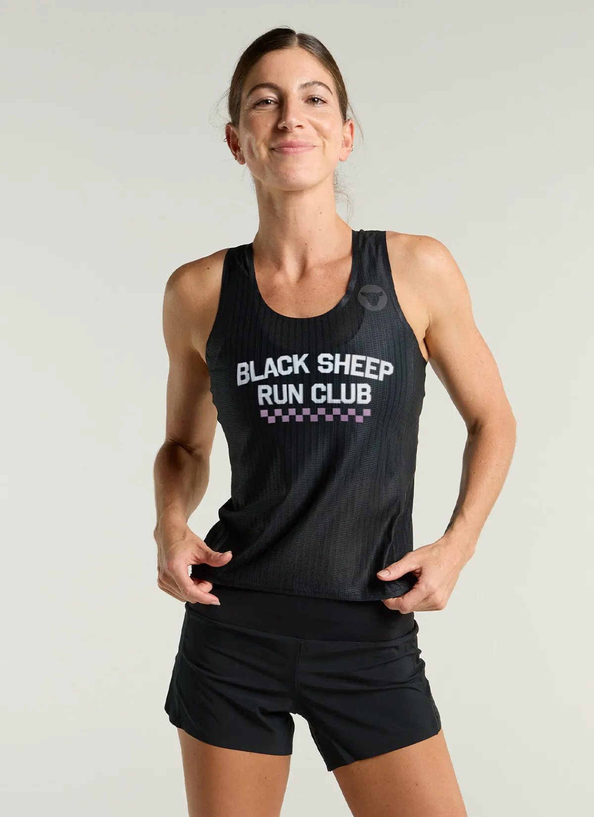 Black Sheep Shirts And Singlets | Women's Fly Singlet - Run Club Black RunClubBlack