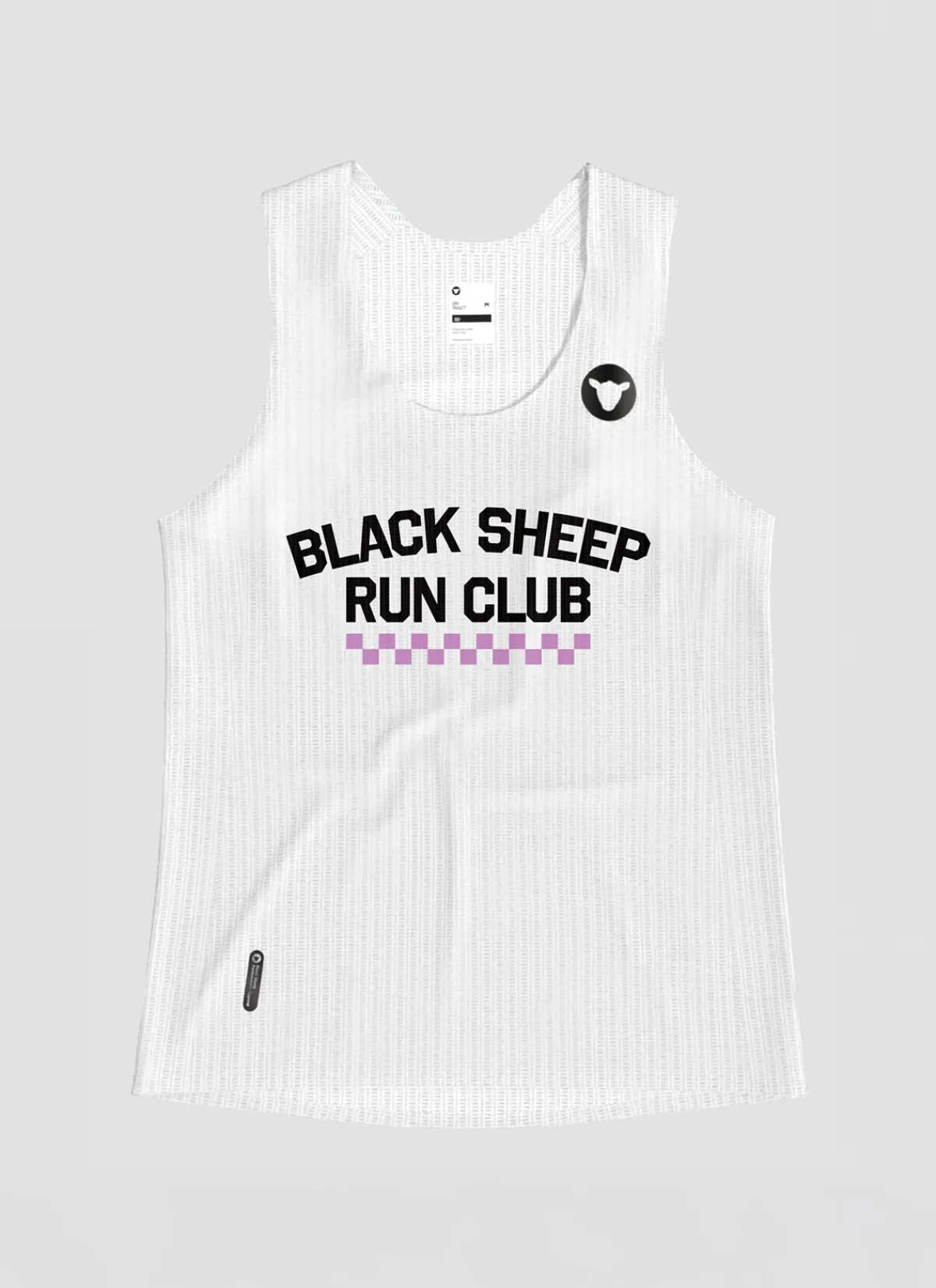 Black Sheep Shirts And Singlets | Women's Fly Singlet - Run Club White RunClubWhite