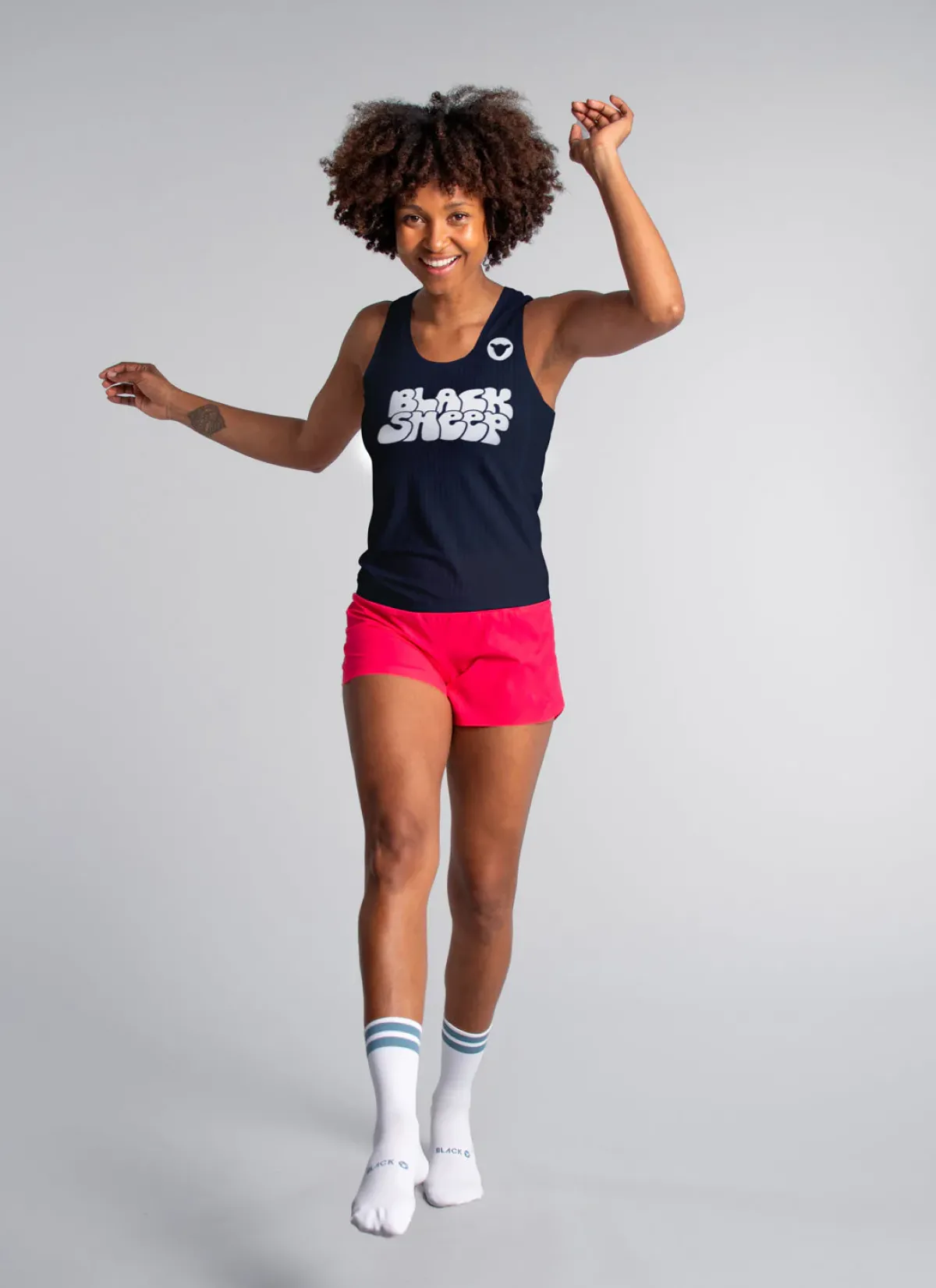 Black Sheep Shirts And Singlets | Women's Fly Singlet - Sports Club Midnight SportsClubMidnight