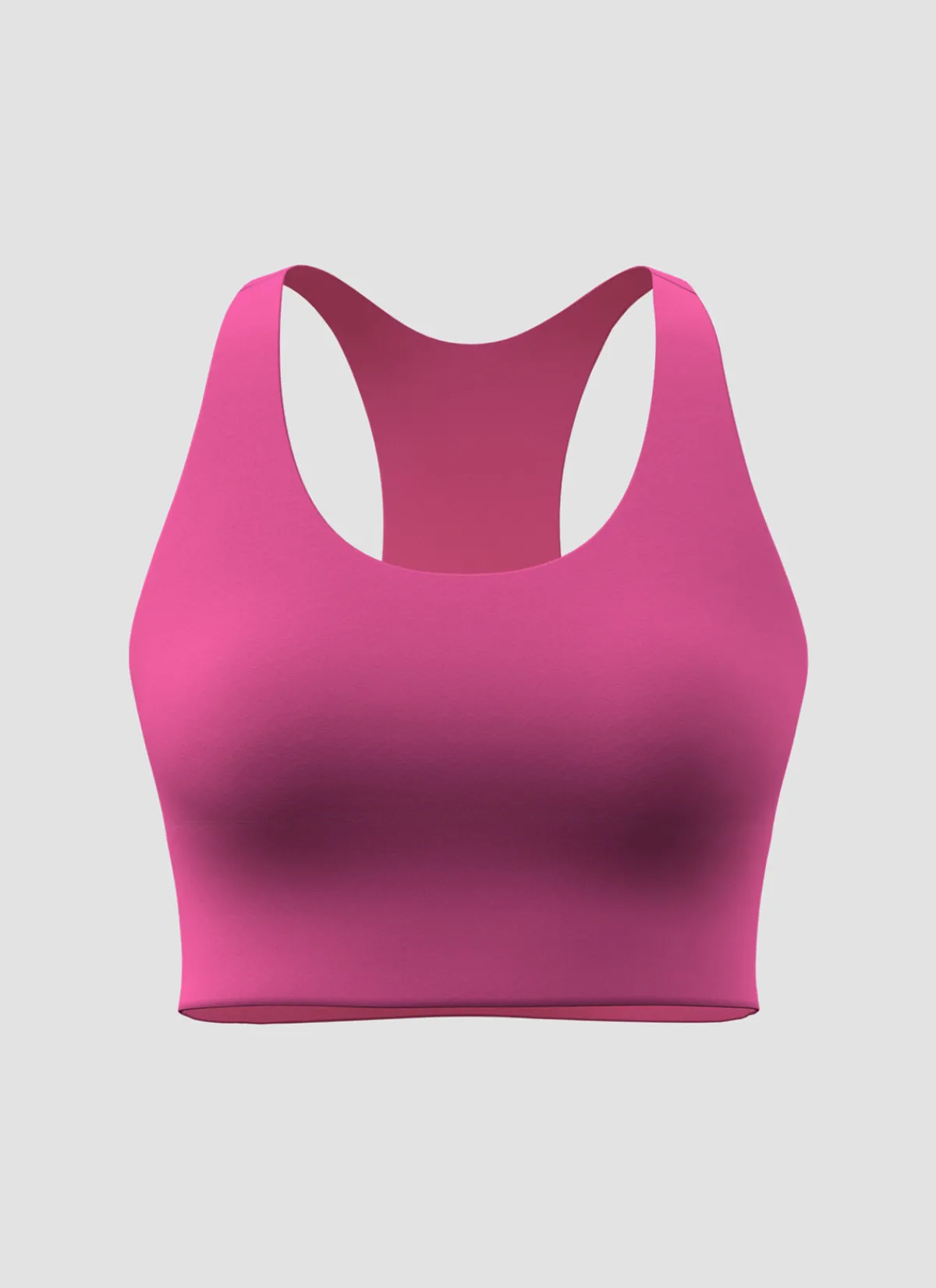 Black Sheep Sportswear | Shirts And Singlets | Women's Long Line Padded Crop - Hot Pink HotPink