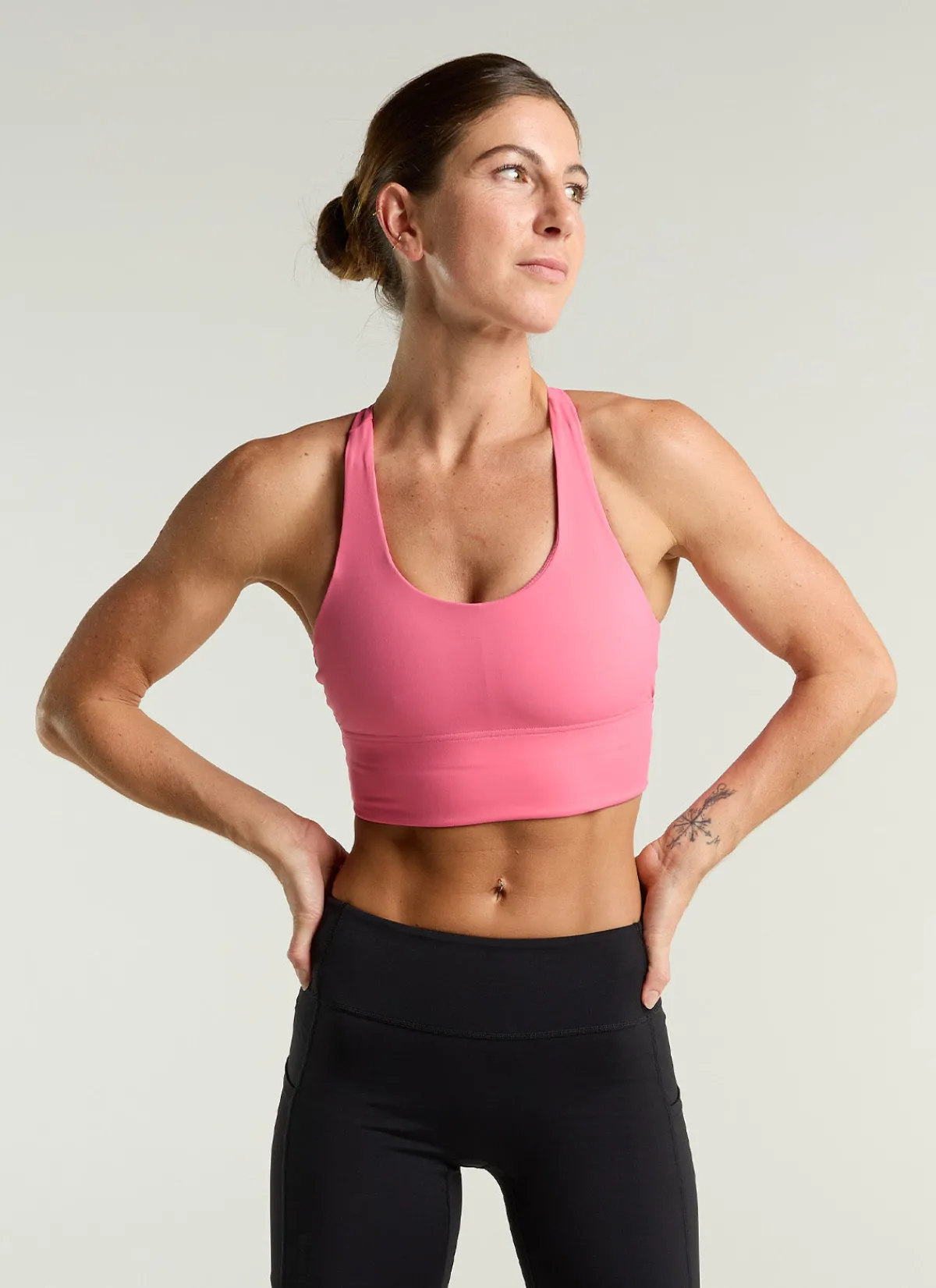 Black Sheep Sportswear | Shirts And Singlets | Women's Long Line Padded Crop - Hot Pink HotPink